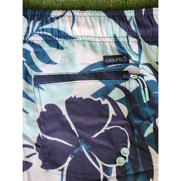 Laguna Swim The Volley Men's Lined Drawstring Swim Trunks Pockets Sz XL NWT - Picture 5 of 9